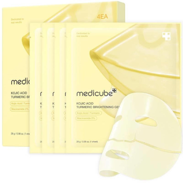 Medicube Kojic Acid/Turmeric Gel Mask 4pcs