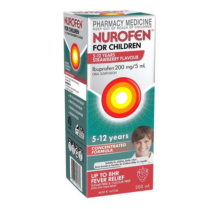 NUROFEN Children 5-12 Years Strawberry 200ml