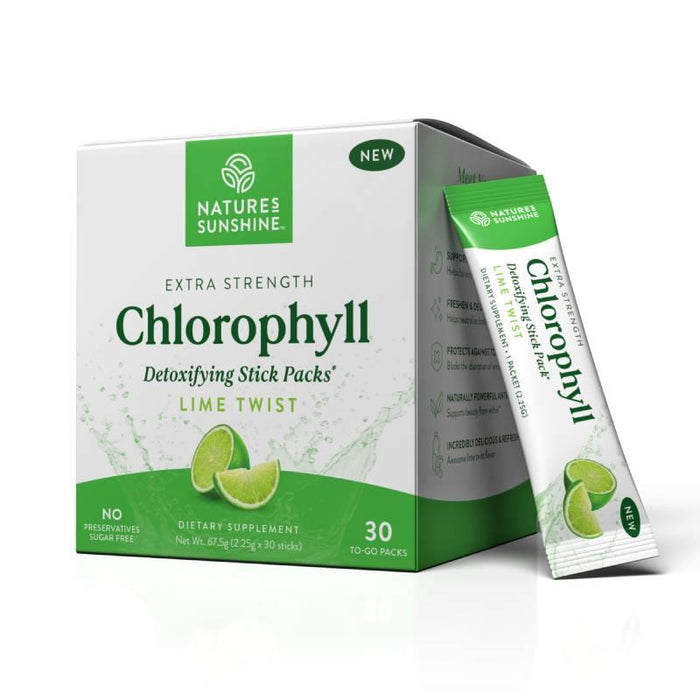 Nature's Sunshine Chlorophyll Lime Twist Stick 30s