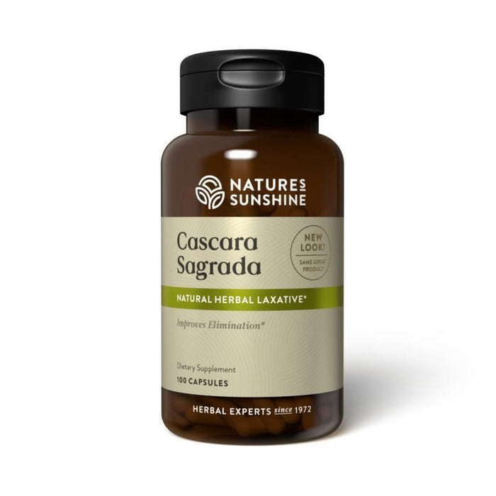 Natures Sunshine Cascara Sagrada Capsules 100s