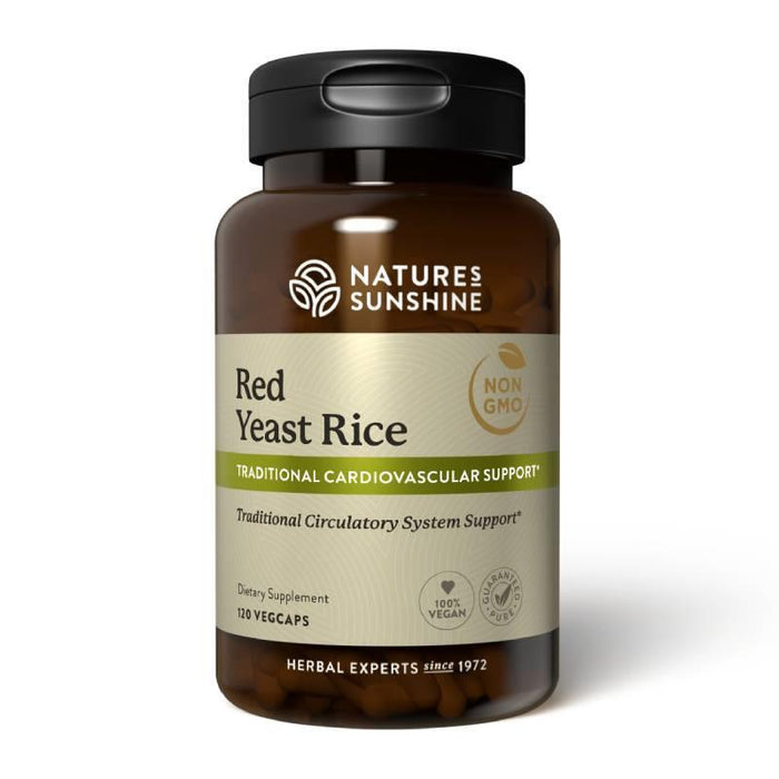 Natures Sunshine Red Yeast Rice VCaps 120s