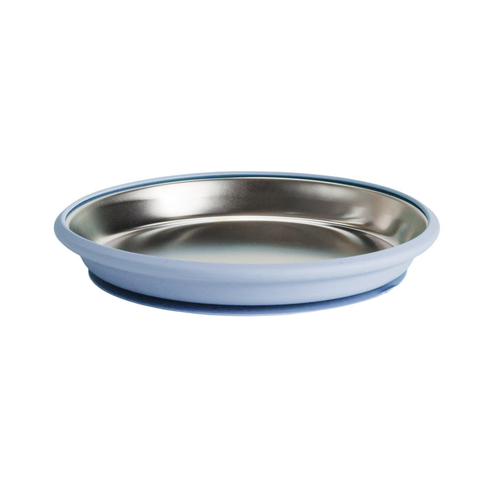 Nestling Stailess Steel Flat Suction Plate 20cm