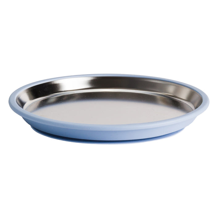 Nestling SS Flat Suction Plate 23cm
