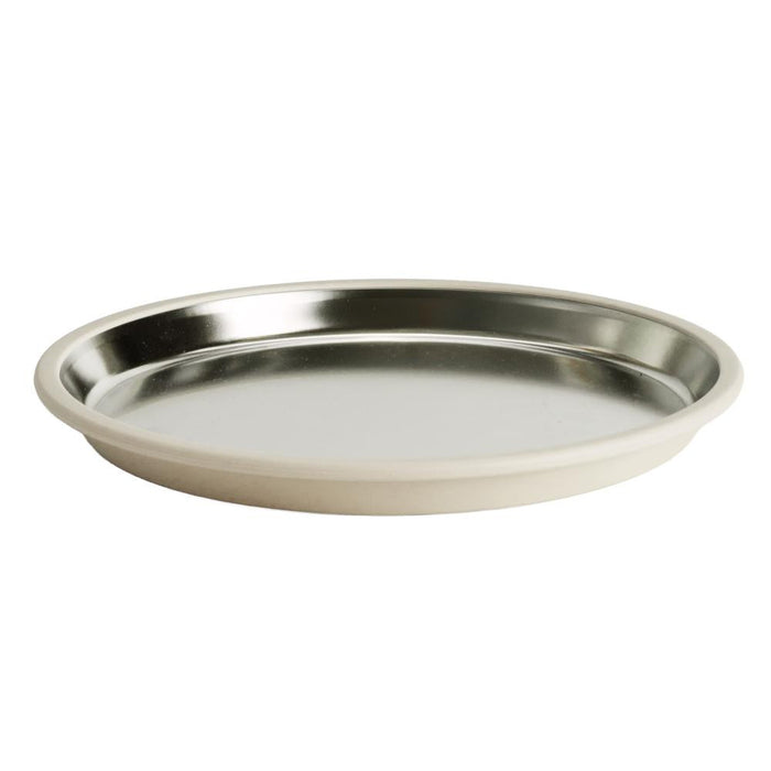 Nestling SS Flat Suction Plate 23cm