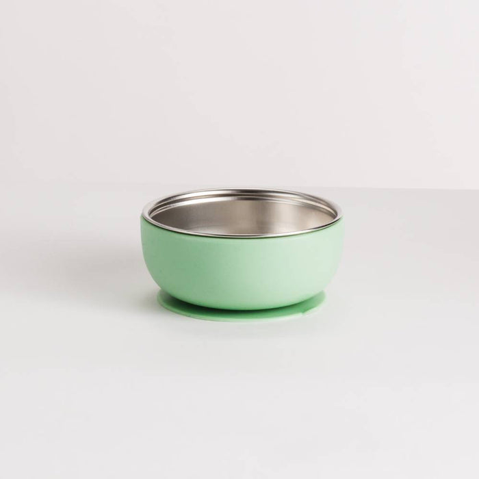 Nestling Stainless Steel Suction Bowl with Silicone Base