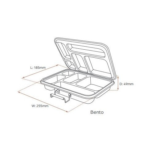 Nestling Stainless Steel Bento Box