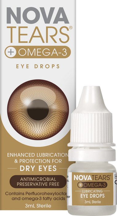 NovaTears Omega Eye Drops 3ml — Kiwi Chemist