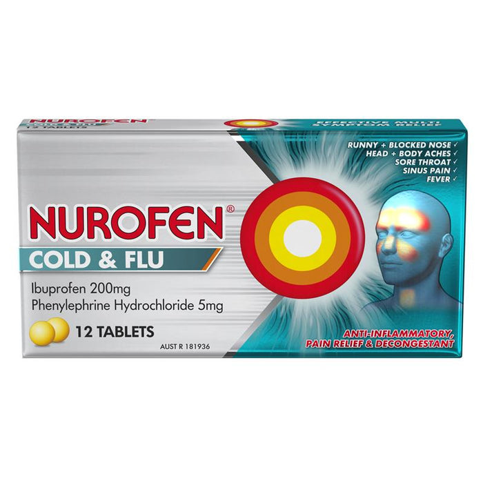Nurofen Cold and Flu Tablets 12s