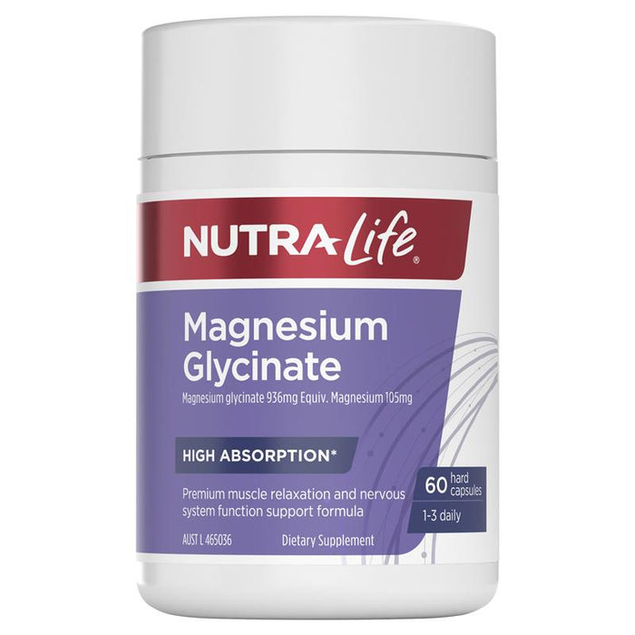 Nutralife Magnesium Glycinate 60s