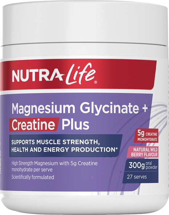 Nutralife Magnesium Glycinate + Creatine Plus 300g