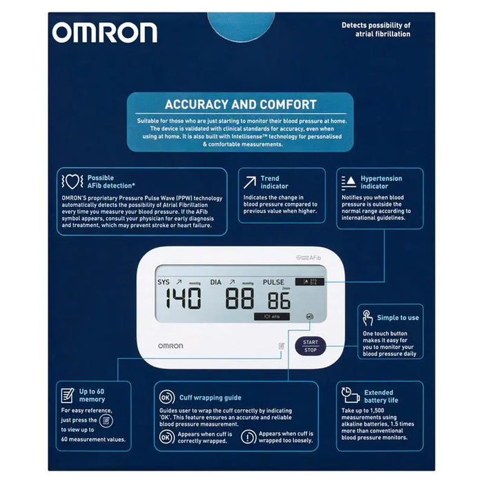 Omron Premium Blood Pressure Monitor HEM-7193FL