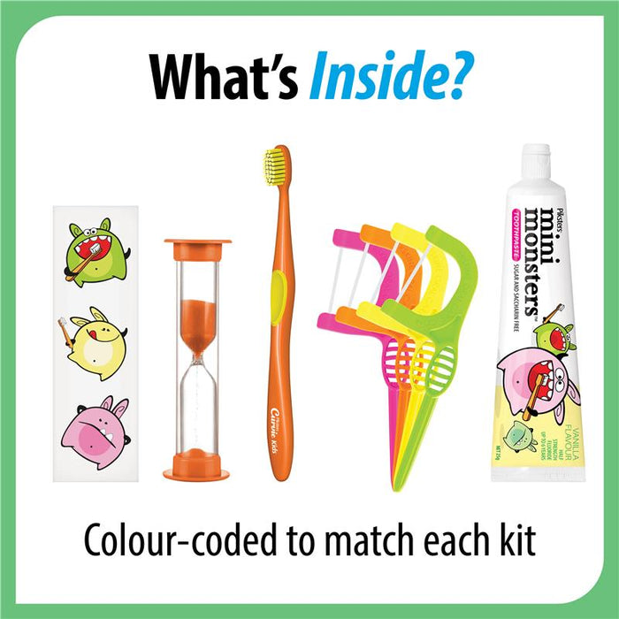 Piksters Mini Monsters Oral Care Kit