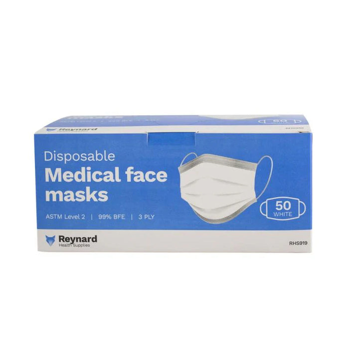 Reynard Face Mask Level 2 3-Ply Box 50s