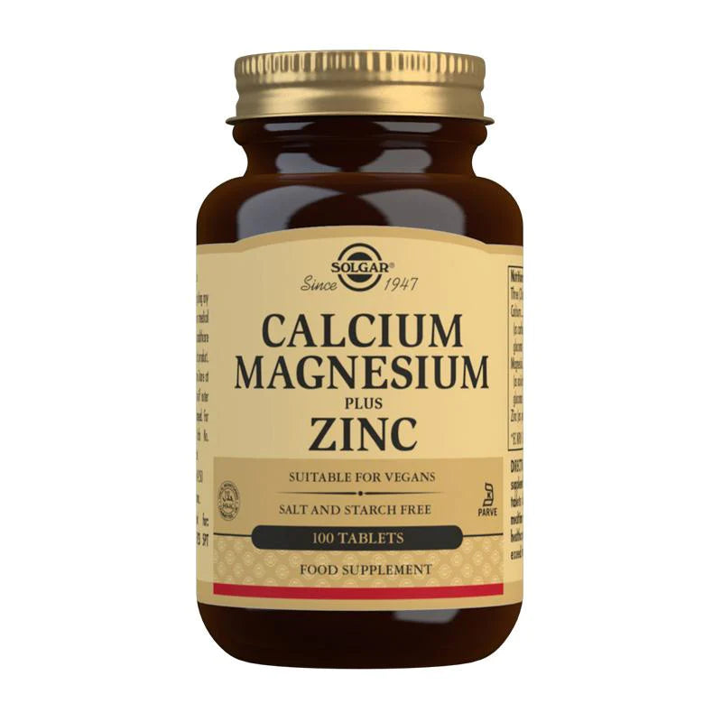SOLGAR Calcium Magnesium Plus Zinc 100s — Kiwi Chemist