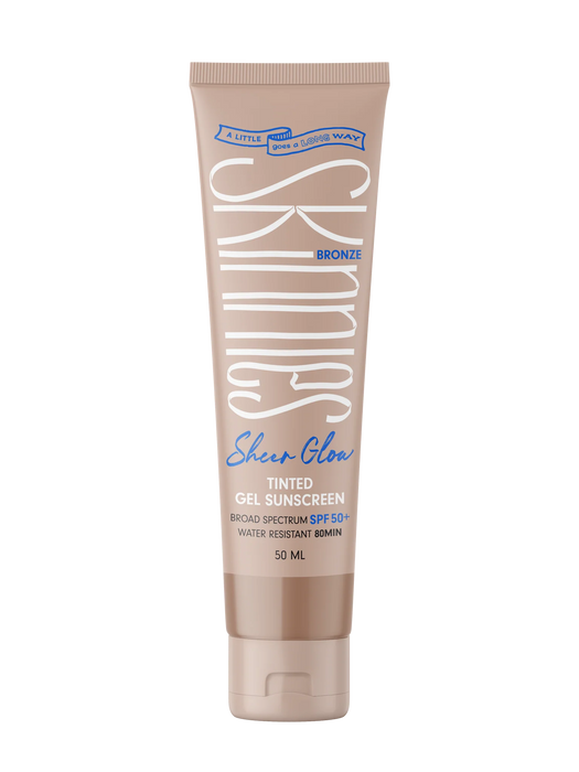 Skinnies Sheer Glow Tinted Gel Sunscreen SPF 50+