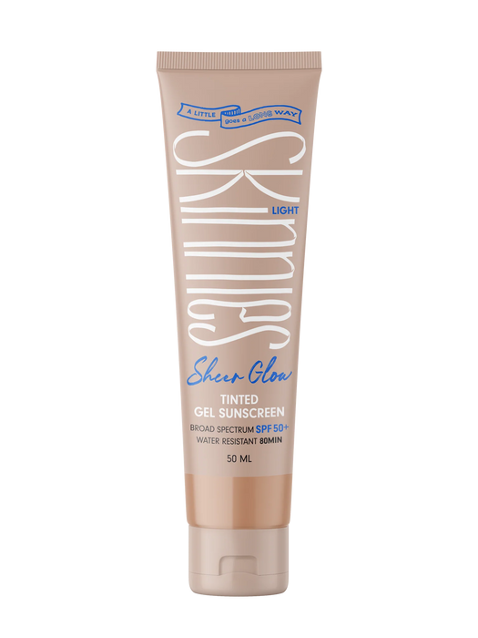 Skinnies Sheer Glow Tinted Gel Sunscreen SPF 50+
