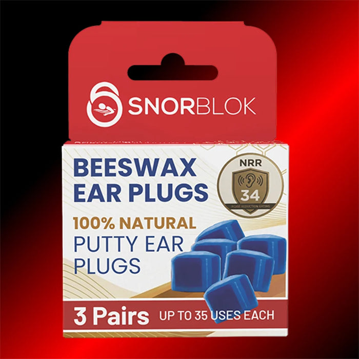 Snorblok Beeswax Ear Plus 3 Pairs