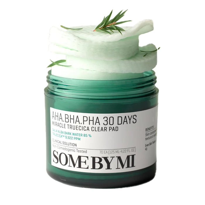 Somebymi AHA/BHA/PHA TrueCica Pads 70s
