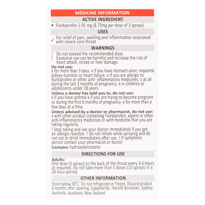 Strepfen Intensive Throat Spray 15ml