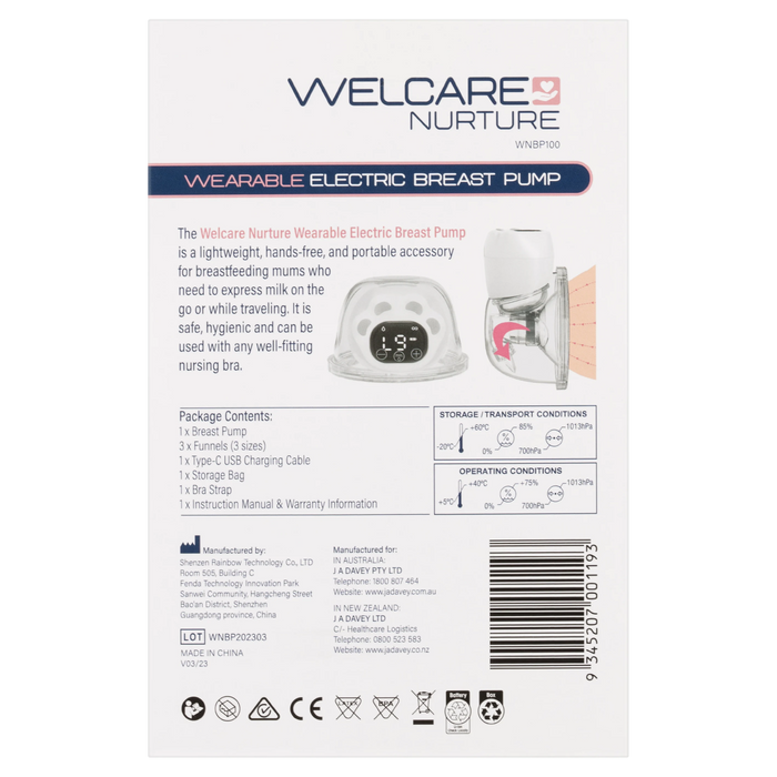 Welcare Nurture Wearable Electric Breast Pump