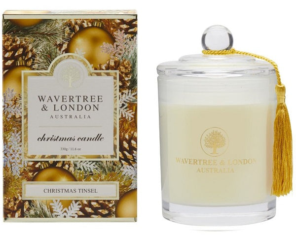 Wavertree & London Christmas Tinsel Candle 330g
