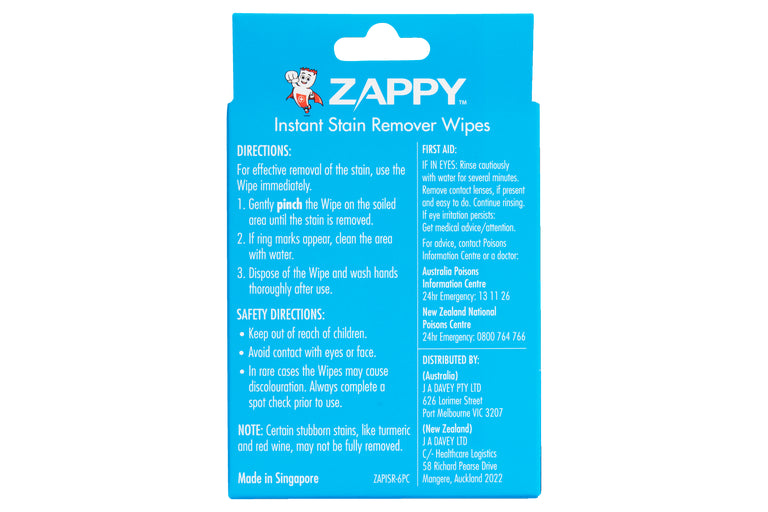 ZAPPY Instant Stain Remover 6pc