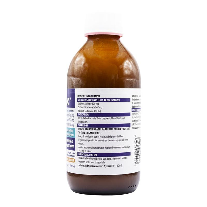 Acidex Heartburn & Indigestion Liquid 500ml - image 2
