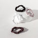 Adorn By Mae Elastics Slim Scrunchies Greys - image 2