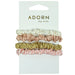 Adorn By Mae Elastics Slim Scrunchies Nude - image 2