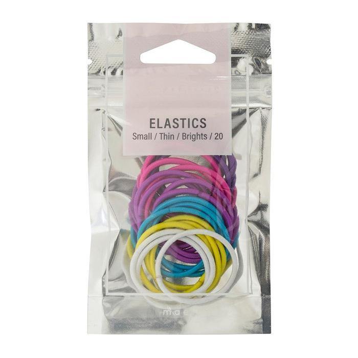 Adorn By Mae Small Thin Bright Elastics 20s - image 2
