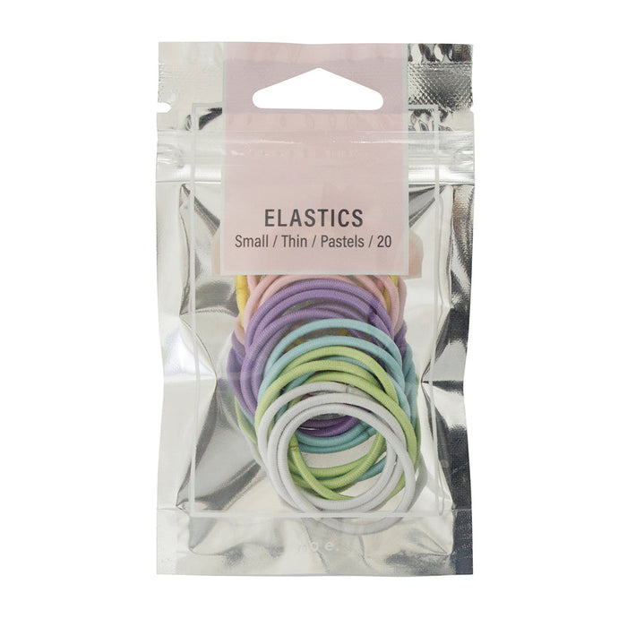 Adorn By Mae Small Thin Pastels Elastics 20s - image 2