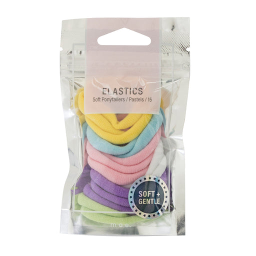 Adorn By Mae Soft Ponytailers Pastels Elastics 15s - image 2