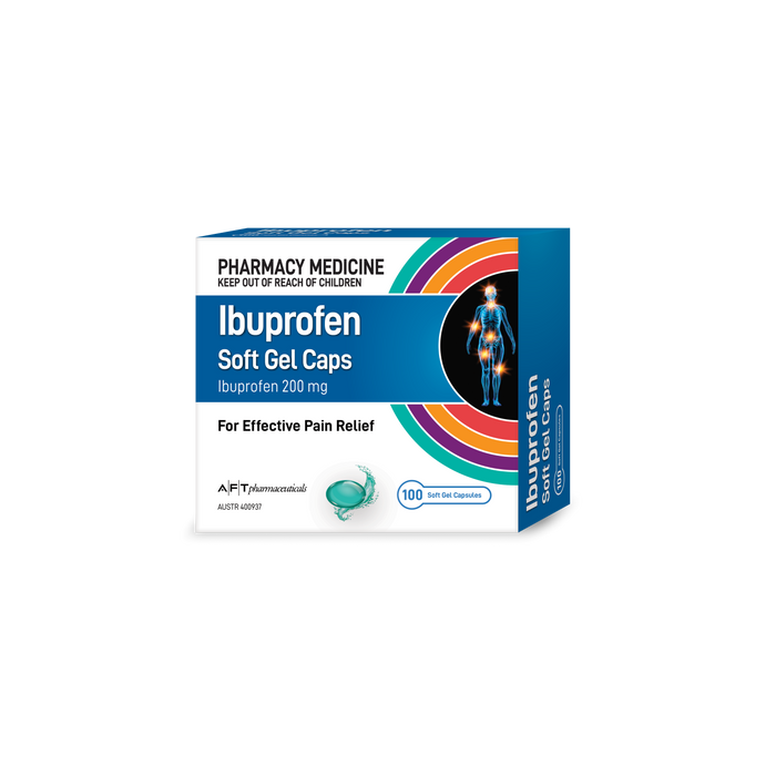 AFT Ibuprofen Soft Gel Capsules 200mg - image 3