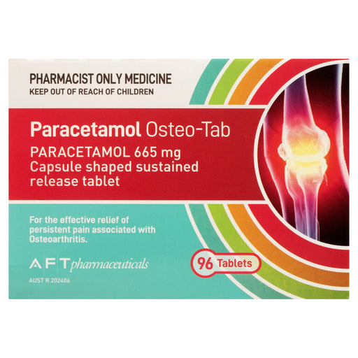 AFT Paracetamol Osteo-Tab 665mg Modified Release 96 Tablets