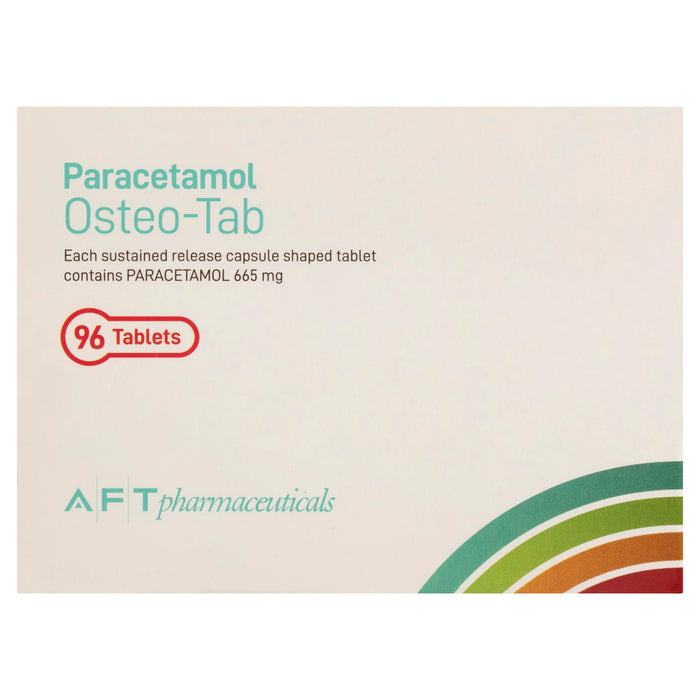 AFT Paracetamol Osteo-Tab 665mg Modified Release 96 Tablets