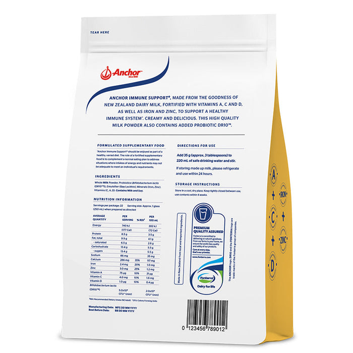 Anchor Immune Support Milk Powder 800g - image 5