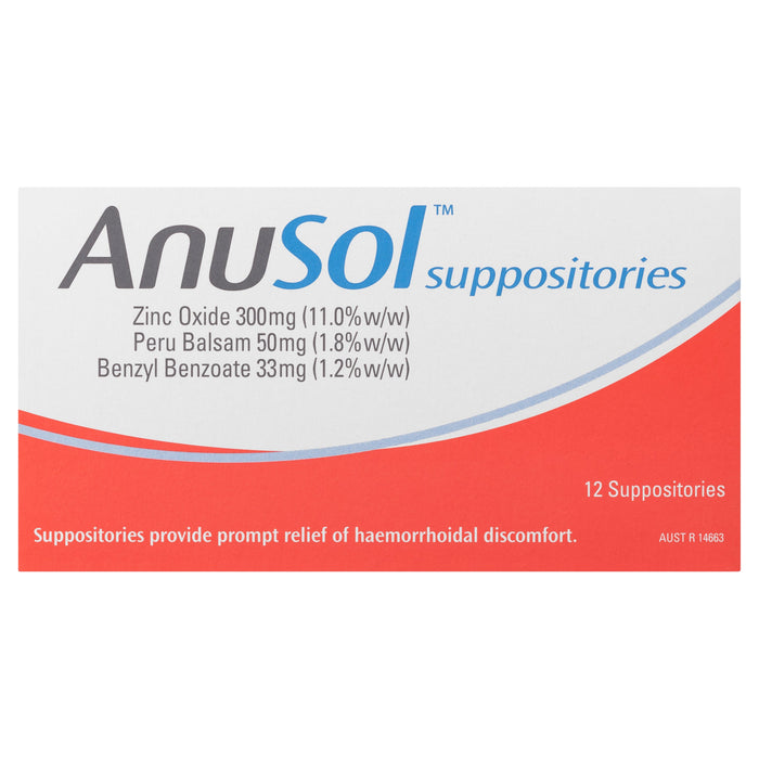 Anusol Suppositories 12s - image 3