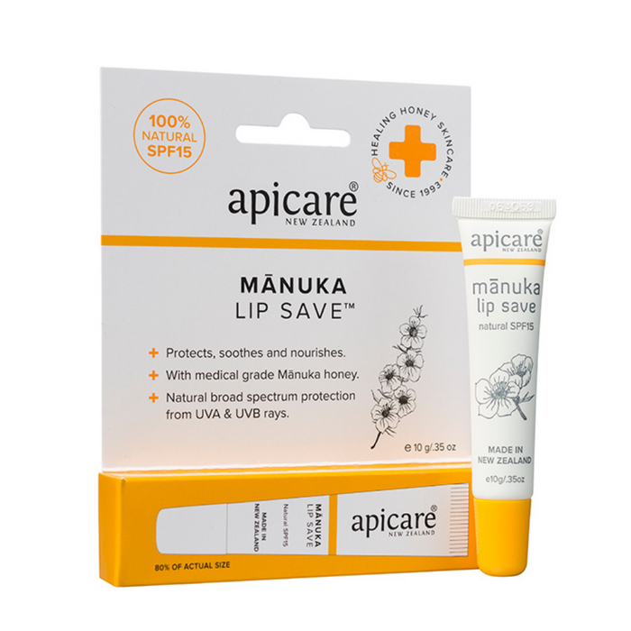 Apicare Manuka Lip Save Natural Lip Butter SPF 15 10g
