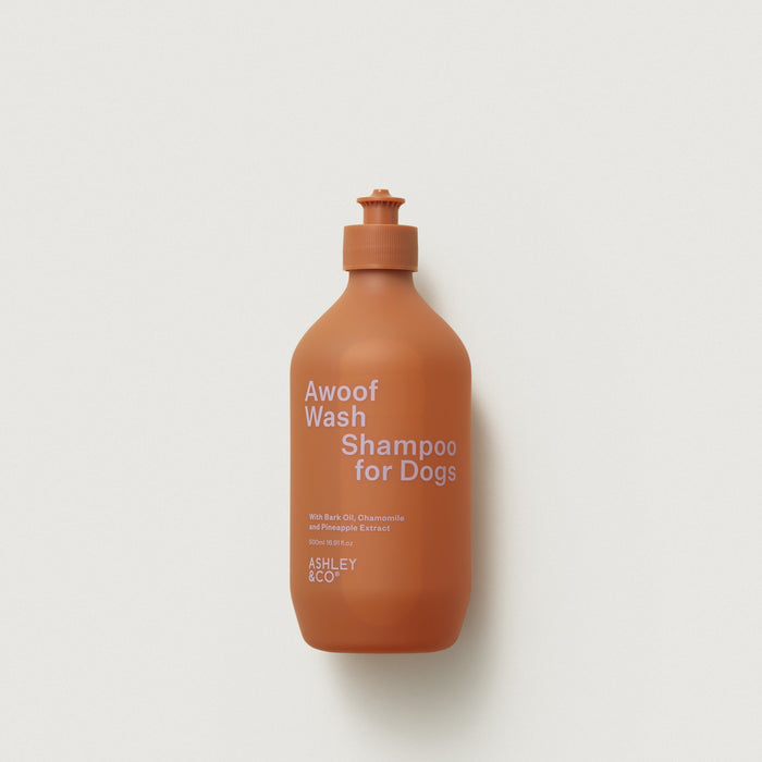 Ashley and Co Awoof Wash Shampoo for Dogs bottle - refilled by the 1L Topup