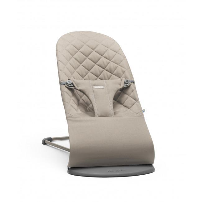 BabyBjörn Bouncer Bliss Woven Petal Quilt Sand Grey - image 2