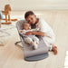 BabyBjörn Bouncer Bliss Woven Petal Quilt Sand Grey - image 3