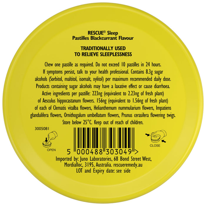 Bach Rescue remedy Sleep Pastil. B/Currant50g - image 6