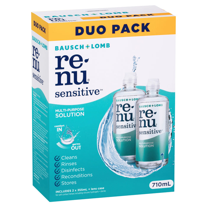 Bausch & Lomb Renu Multi Purpose Sensitive 2x355mL - image 2