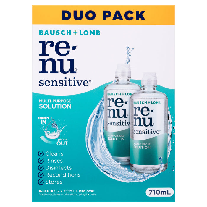 Bausch & Lomb Renu Multi Purpose Sensitive 2x355mL - image 3