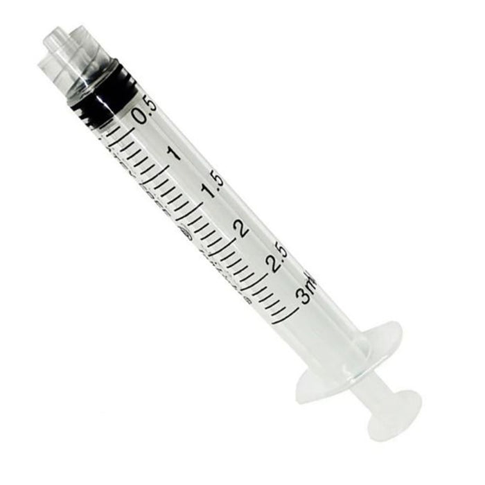 BD Plastipak 3mL Luer-Lok Syringe (No Needle) 100 Pack