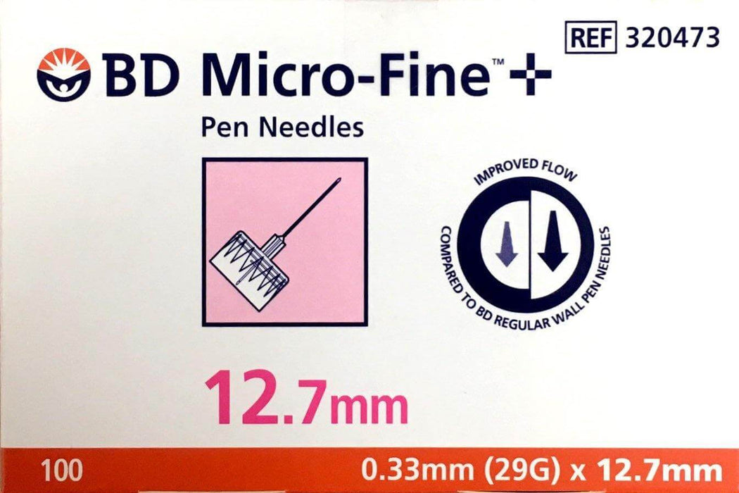 Bd Microfine Nordic Pen Needles 29Gx12.7mm 100s