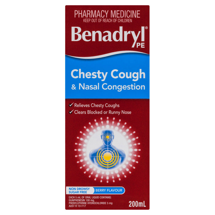 BENADRYL PE Chesty Cough&Nasal 200ml - image 2