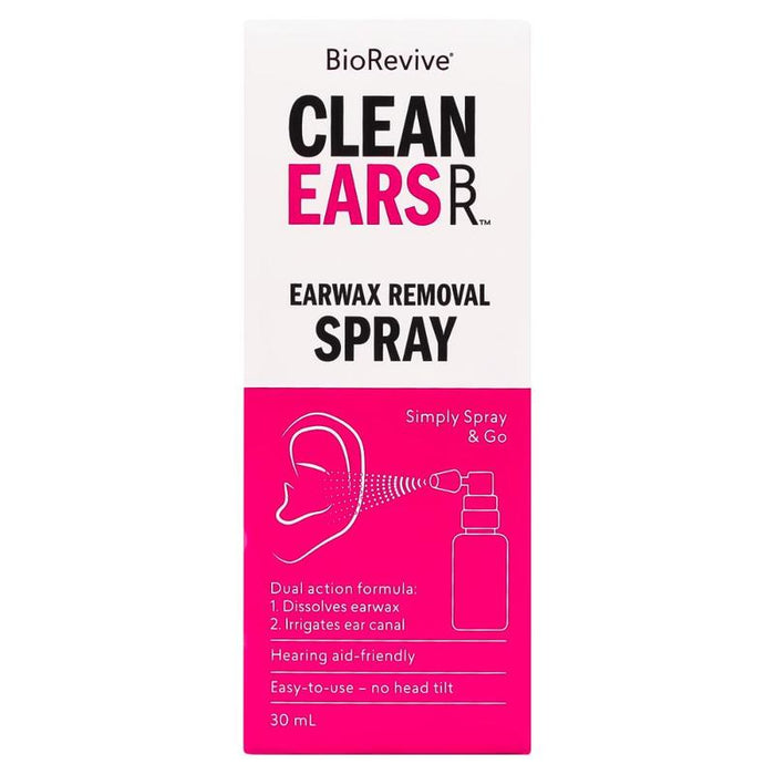 BioRevive Clean Ears Ear Wax Removal Spray 30ml