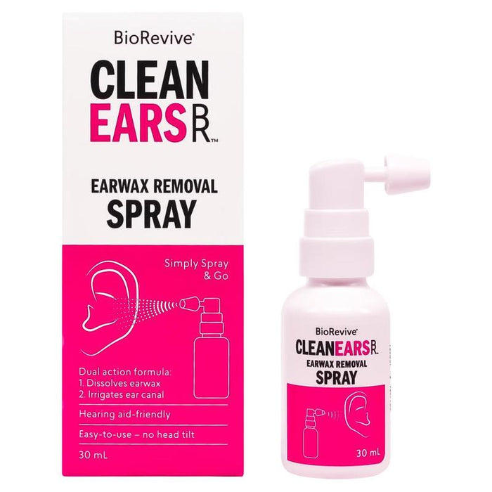 BioRevive Clean Ears Ear Wax Removal Spray 30ml