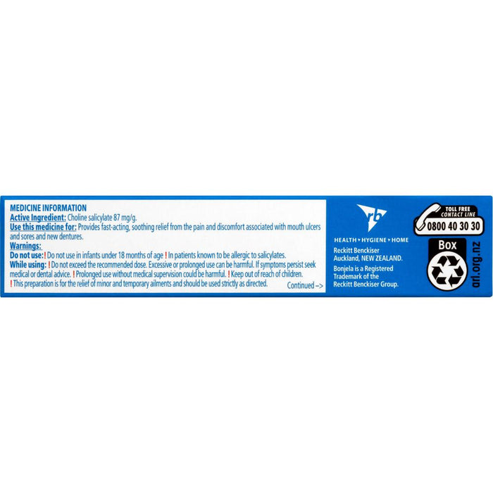 Bonjela MOUTH ULCER Gel 15g - image 5